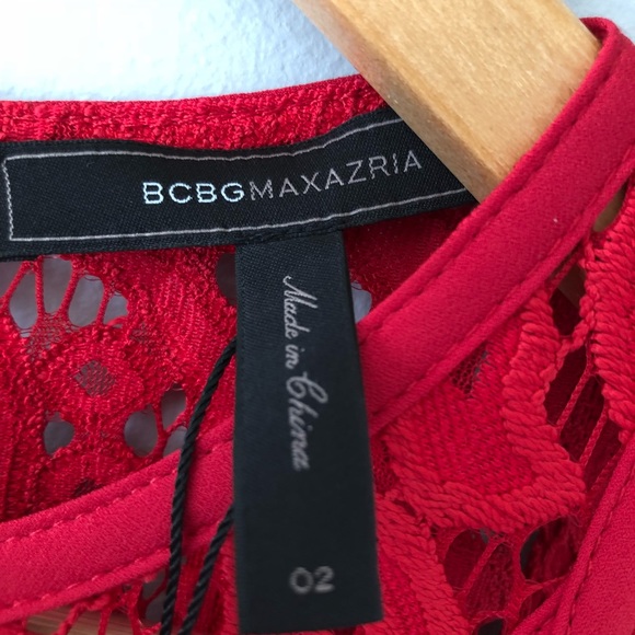 NWT BCBG Max Azria Red Dress - Picture 3 of 7